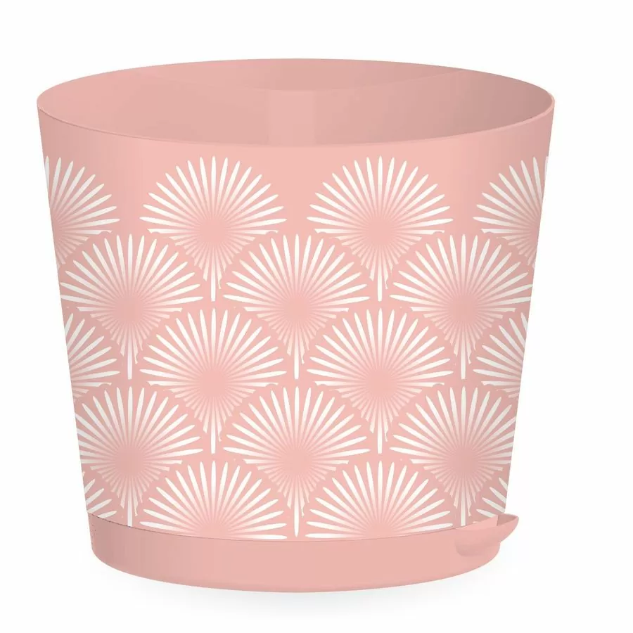 Горшок для цветов Easy Grow (0,75 л с прикорневым поливом D120 (Розовый сад) 248096 - с6/п6.)